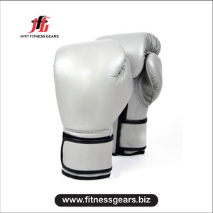 Gants de boxe en PU avec fermeture Velcro, sangle de poignet réglable, gants d'entraînement pour adultes - Product Image 1