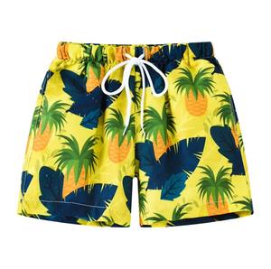 Shorts de bain pour hommes en nylon, style streetwear tendance, avec logo personnalisé, impression en relief, effet délavé vintage. - Product Image 1