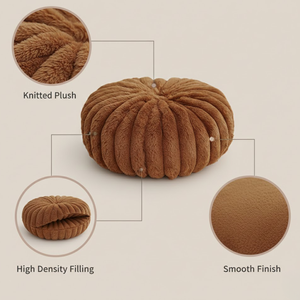 Cojines Decorativos de Felpa Tejida Súper Suave Antiestática con Diseño Floral Tradicional, 100% Fibra de Poliéster, Cierre con Cordón, Decoración con Hilo de 600 Hilos - Product Image 5