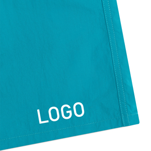 Shorts de bain premium pour hommes, logo personnalisé, luxe, OEM, en nylon, pour la plage, mode estivale, taille élastique, séchage rapide - Product Image 3