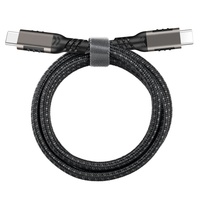 Kabel USB-C ke TYPE-C USB4 2.0 240W 480Mbps Transfer Data 5A Pengisian Cepat untuk iPhone 15/17 Mac Book iPad Pro Series Cokelat