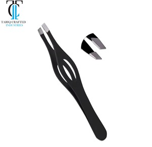 Kit Profesional de Pinzas para Cejas de Acero Inoxidable, Pinzas de Punta Inclinada de Precisión para Dar Forma a las Cejas, Depilar y Eliminar el Vello Facial - Product Image 1