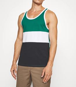 Débardeur d'entraînement personnalisé OEM pour hommes, respirant en coton blanc, vêtements de fitness et de gymnastique décontractés, coupe surdimensionnée, T sans manches de grande taille - Product Image 1