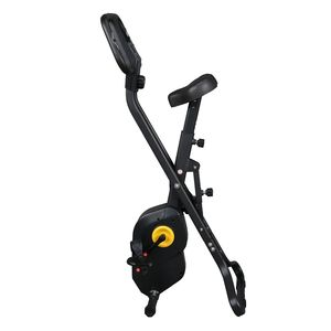 Cyclette Pieghevole Nera per Casa, Attrezzatura da Palestra Magnetica Regolabile in Acciaio e ABS per Fitness - Product Image 5