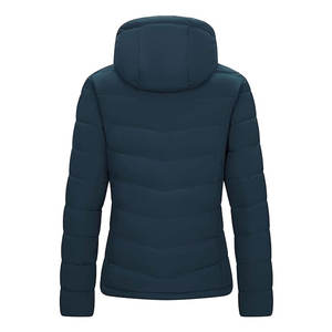Chaqueta Acolchada con Capucha para Mujer, Impermeable, Ligera, con Cierre Completo, Abrigo de Invierno Acolchado, Parka para Clima Frío, Informal y Moderna - Product Image 2