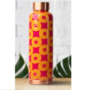 Classic Style Enamel Finishing <b>Bottle</b> Handmade Top Quality Pure <b>Copper</b> Water <b>Drinking</b> & Yoga <b>Bottle</b> At Affordable Price - Product Image 5