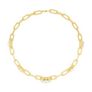 Multi Shape Lab Grown Diamond Charm Chain Bracelet 4.58 CTW in 18K Yellow Gold - Product Image 3