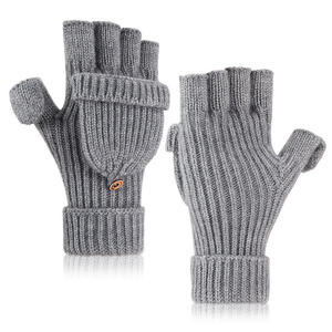 Mitaines de sport d'hiver pour enfants de 2 à 6 ans, mignonnes, à rayures, en acrylique/coton, pour le ski, l'extérieur, la chaleur, décontractées, pour tous les jours - Product Image 2