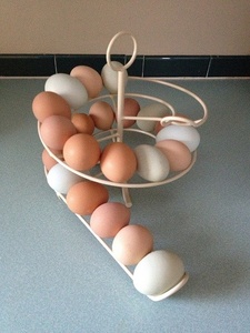 <b>Egg</b> <b>basket</b> modern kitchen storage solution durable metal <b>egg</b> holder <b>egg</b> rack stand counter top <b>egg</b> storage rack stylish - Product Image 3