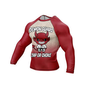 2026 Sublimation Printed Quick Dry Men Rash Guard in Custom Logo MMA Training Rash Guard NO GI Grappling Jiu Jitsu BJJ Rashguard - Product Image 6