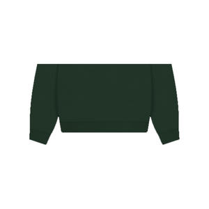 เสื้อสเวตเชิ้ตผู้หญิงสไตล์ลำลองรักษ์โลก สำหรับฤดูใบไม้ผลิ ปักลาย 3 มิติ ผ้าฟลีซ ระบายอากาศ กันลม น้ำหนัก 220 กรัม ผลิตจากผ้าฝ้าย/ใยไผ่ คอกลม แขนยาว - Product Image 3