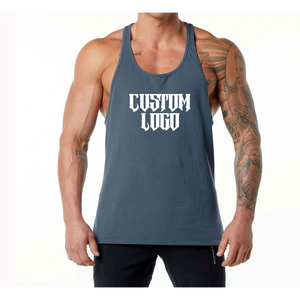 Camiseta Deportiva Personalizada con Logotipo OEM, Camiseta sin Mangas para Gimnasio, Fitness y Entrenamiento, Camiseta Deportiva para Hombre - Product Image 1