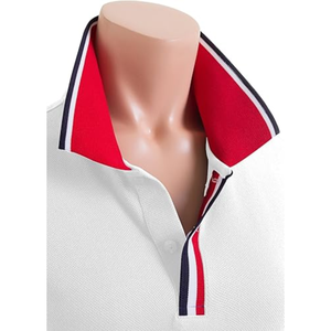 Tissu piqué 100 % coton de haute qualité, style vintage, décontracté, respirant et écologique, pour col, patte de boutonnage et poignets, pour femme - Product Image 4