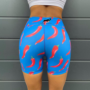 Shorts de sport compressifs personnalisés pour femmes, taille haute, effet push-up, respirants et à séchage rapide pour l'entraînement et le yoga - Product Image 3