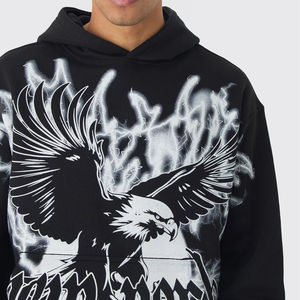 Sudadera con Capucha y Pantalones Deportivos de Forro Polar Térmico para Hombre, Diseño OEM, Algodón/Poliéster, Color Negro, Ecológicos, Manga Larga, Casuales - Product Image 6