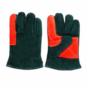 New Arrival Safety Leather Welding <b>Gloves</b> for Adults Heat Resistance TIG Full Thumb Cotton Liner Molten Metal Splash Protection - Product Image 2