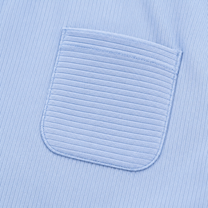 Ensemble décontracté d'été deux pièces pour femmes, haut ample à manches courtes en tricot côtelé et short au-dessus du genou - Product Image 3