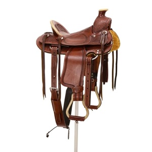 Selle anglaise tout usage en coton de haute qualité avec arceau en bois pour adultes et jeunes – Conçue pour l'entraînement sur sentier et l'équitation - Product Image 1