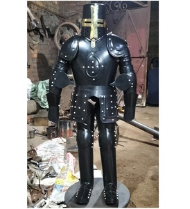 Fabricant fiable – Armure complète en métal exclusive avec finition artisanale pour costume de chevalier et présentation au bureau - Product Image 1