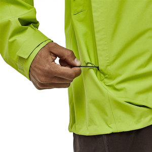 Men Rain <b>Jacket</b> Breathable Waterproof Shell <b>Jacket</b> <b>with</b> Full Front <b>Zipper</b> Adjustable Hood and Multiple Secure Storage <b>Pockets</b> - Product Image 3