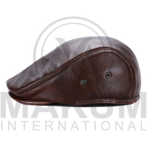 Wholesale <b>Light</b> Visor <b>Hats</b> Men 'S and Women 'S Leather <b>Hats</b> Spring and Autumn PU <b>Hats</b> Solid Color Baseball Caps Solid Leather - Product Image 5