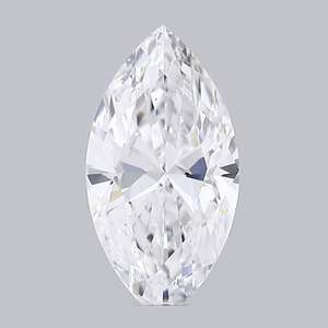 Diamant de laboratoire de 2,00 carats, taille marquise, couleur E, clarté VS1, CVD, certifié IGI, pierre libre, excellente polissage et symétrie - Product Image 1