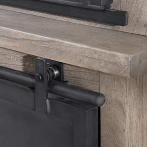 Aparador Vandana Prime Ultra en madera de mango cepillada y metal gris - Product Image 2