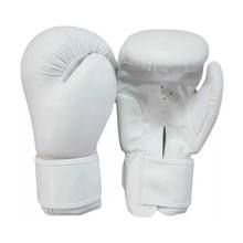 Gants de boxe en cuir noir à doigts entiers avec fermeture auto-agrippante au poignet, emballage personnalisable pour adultes, entraînement, sparring, unisexe - Product Image 5
