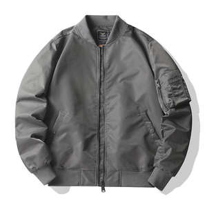 Chaqueta Bomber Estilo Americano de Alta Calidad para Hombre, Chaqueta de Vuelo, Chaqueta Estándar de Una Sola Capa para Primavera y Otoño - Product Image 2
