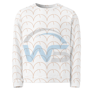 Sweat-shirt unisexe d'hiver écologique à col rond avec logo sur le devant, en polyester/coton, à manches longues, pour un usage décontracté - Product Image 1