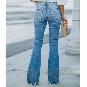 Women Flare Pants High <b>Waist</b> Stretchy Yoga Pants Breathable Fitness Wear OEM Supplier Pakistan Zunaira industry - Product Image 3