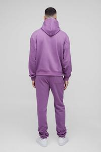 Ensemble de survêtement unisexe en coton 100% de haute qualité avec impression personnalisée, jogging, sweat-shirt et pantalon de survêtement - Product Image 2