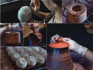 กาน้ําชาเซรามิกคิวซูทํามือดีไซน์ละเอียดอ่อนทันสมัยมีสไตล์สไตล์ญี่ปุ่นผลิตในเมืองโตโคนาเมญี่ปุ่น - Product Image 5