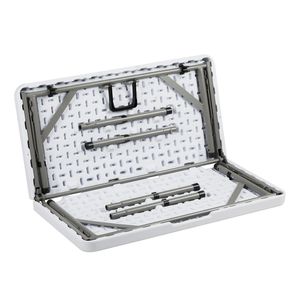 Tavolo Pieghevole Quadrato in Polietilene Soffiato 34" X 34" Facile da Montare - Product Image 6