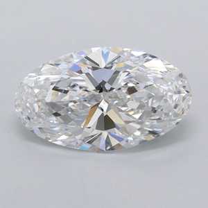 Diamante Cultivado en Laboratorio de 0.70 Quilates, Color D, Claridad VVS2, Corte Ovalado, Certificado IGI, para Anillo de Compromiso - Product Image 1