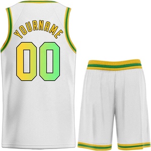 ชุดกีฬาบาสเก็ตบอลชุดเล่นกีฬาชุดบาสเก็ตบอลพิมพ์ซับลิเมชันเต็มตัวกางเกงกีฬา - Product Image 6