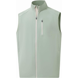 Chaleco de Golf para Hombre, Panel Híbrido, Forro Polar, Softshell, Calentador Corporal, Rendimiento Dinámico en Movimiento, Prenda Exterior Deportiva - Product Image 1