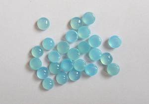 พลอยคาลซิโดนีทรงกลมหลังแบนธรรมชาติ สำหรับทำเครื่องประดับจากพลอย - Product Image 3