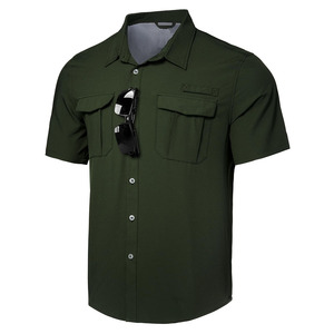 เสื้อเชิ้ตตกปลาแนวสปอร์ตสุดเท่ สินค้ามาใหม่ เป็นมิตรกับสิ่งแวดล้อม เสื้อทำงานสำหรับผู้ชาย - Product Image 3