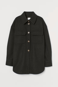 Veste Shacket pour femmes, mode d'hiver, couleur unie, design vintage, vêtements décontractés pour femmes de haute qualité, logo personnalisé - Product Image 6