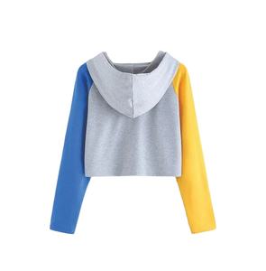 Sweat-shirt à capuche et sweat-shirt en molleton 100% coton imperméable uni pour homme d'hiver, haut court BS 2026 - Product Image 3