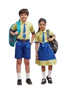 Conjunto de vestido de uniforme de escuela primaria unisex con logotipo personalizado, camisa de manga corta, falda, pantalón para niños y niñas - Product Image 6