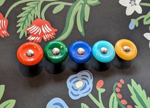 Candy Pop Resin Knob Set Colorful Glossy Cabinet Pull Modern <b>Retro</b> Drawer Handle cabinet knob creative home <b>decor</b> - Product Image 3