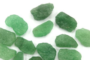 Piedras Preciosas Sueltas de Cuarzo Fresa Natural de Primera Calidad, 10 Piezas de 20-24 mm, 100% Piedra Verde, Efecto Óptico de Estrella de Chakra Curativa - Product Image 2
