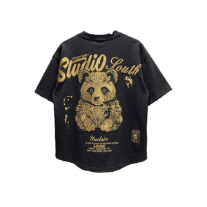 เสื้อยืดพิมพ์ลายผู้ชายแฟชั่นสตรีทแวร์ดีไซน์กราฟิกคอกลมแขนสั้นสบายน้ำหนักเบาชุดลำลองฤดูร้อน - Product Image 1