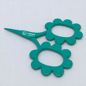Ciseaux Putford blancs, petits ciseaux mignons pour broderie, mini-ciseaux bicolores circulaires de Degen - Product Image 2
