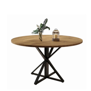 Mesa de comedor moderna de diseño nuevo con tablero de mármol y base de metal chapada en oro, mesa de comedor de metal de lujo para uso doméstico y en restaurantes. - Product Image 6