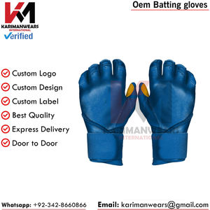 Guantes de Bateo de Béisbol Ajustables, Diseño de Cuero, Palma Reforzada, Duraderos, Cómodos y Ligeros - Product Image 2