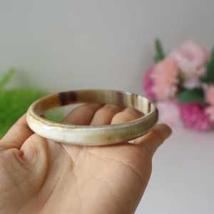 สร้อยข้อมือทำมือทำจากเขาวัวธรรมชาติขัดเงาเครื่องประดับของขวัญสไตล์โบโฮฮอร์นวัวแท้สำหรับผู้หญิง - Product Image 6