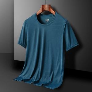 T-shirts de course athlétiques personnalisés à logo imprimé, 100 % coton respirant, anti-rétrécissement, séchage rapide, à prix abordable - Product Image 1